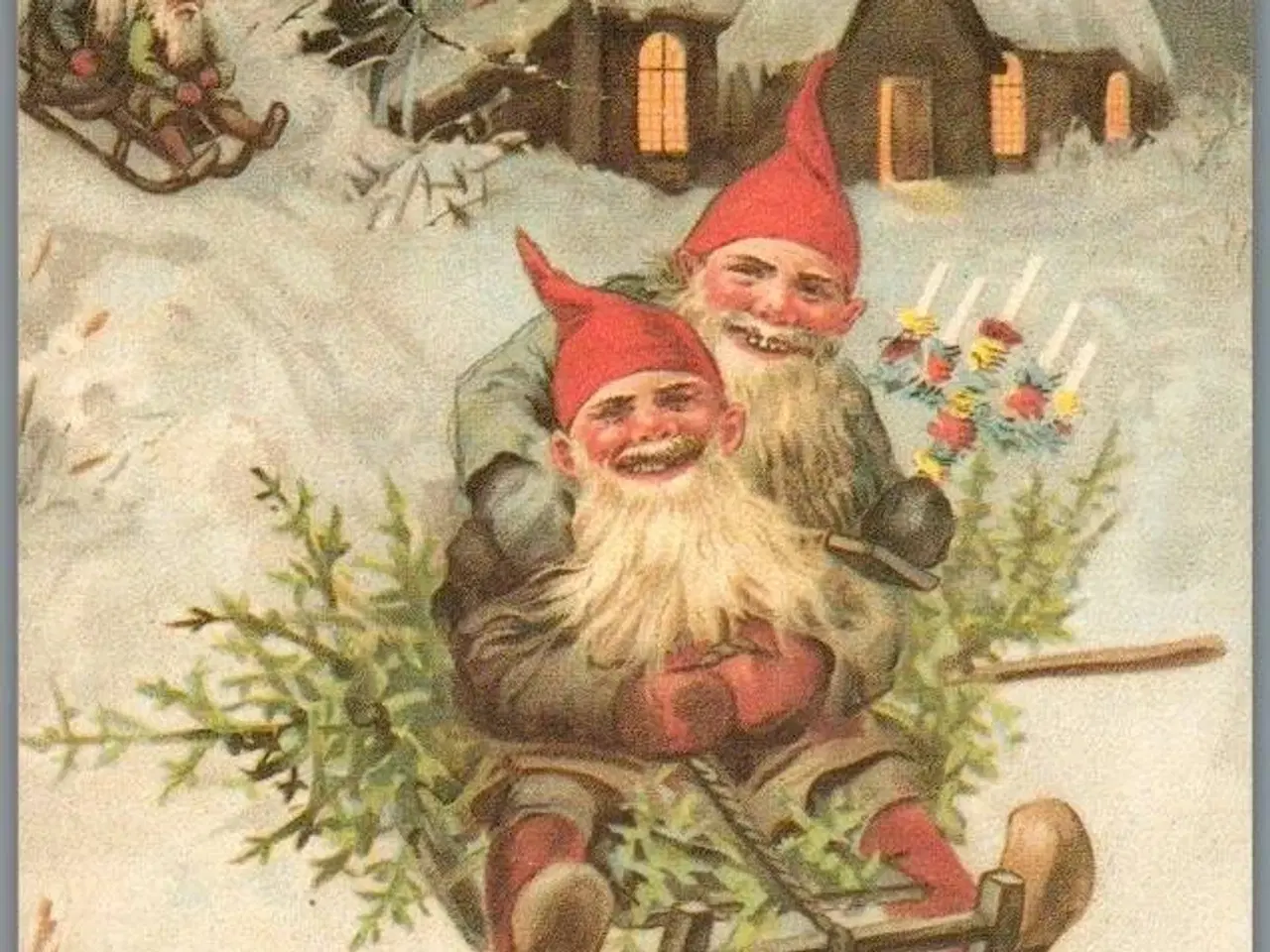 Billede 1 - Jenny Nystrøm - God Jul - Gott Nytt År - Eliasson u/n - Ubrugt