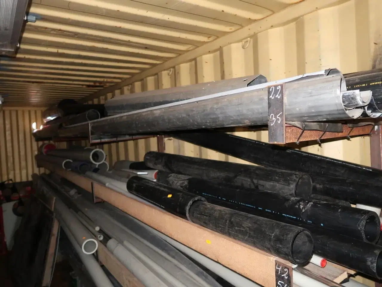 Billede 2 - Grenreol med div. Tagrender, rør m.m.