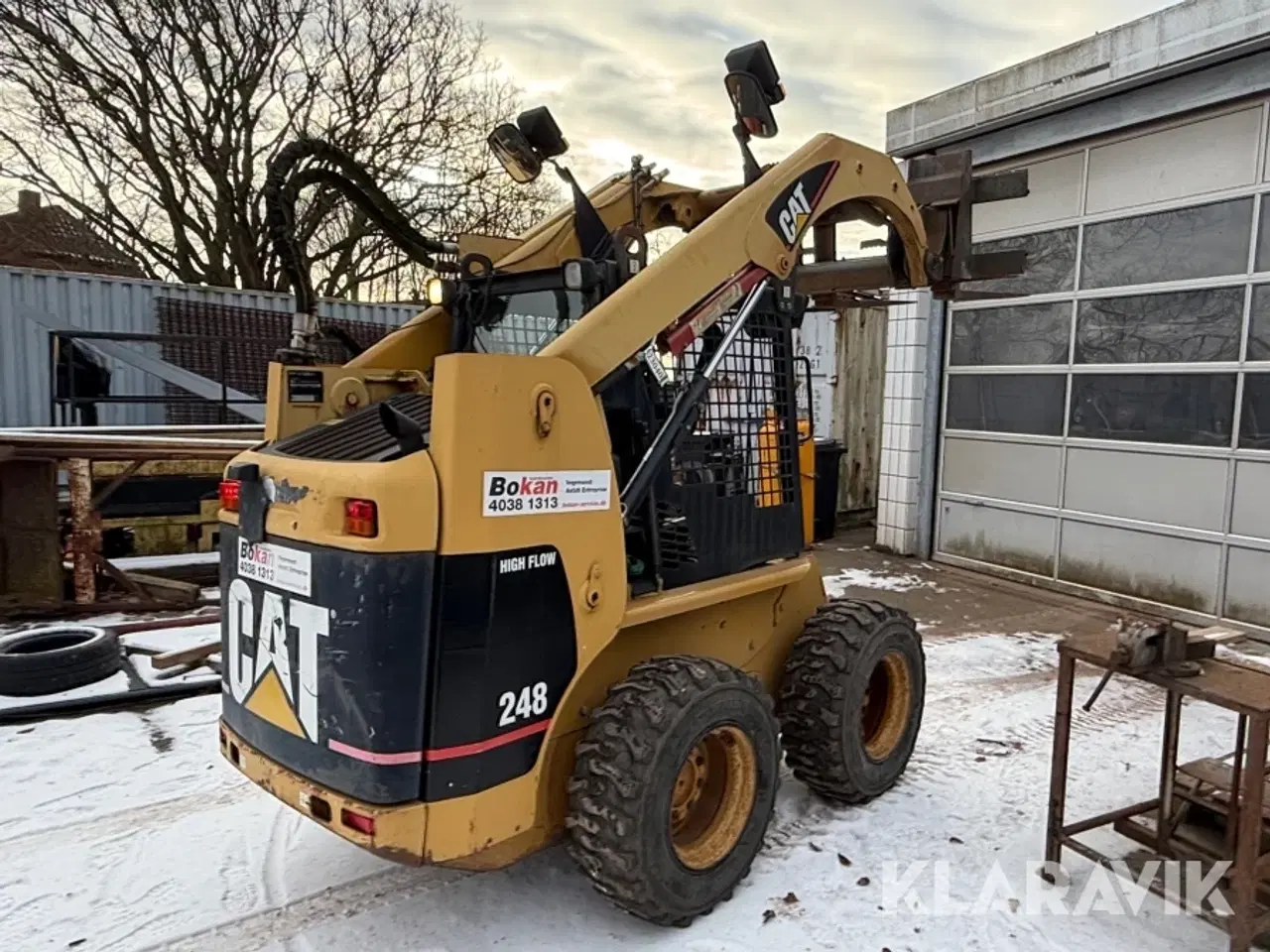 Billede 3 - Minilæssser Caterpillar 248