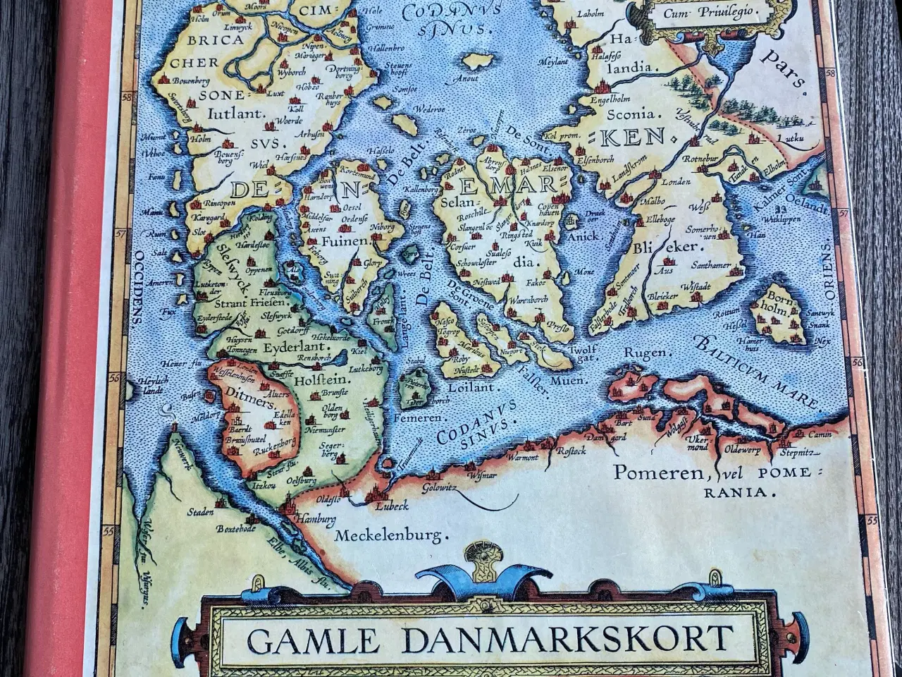 Billede 2 - Gamle Danmarkskort