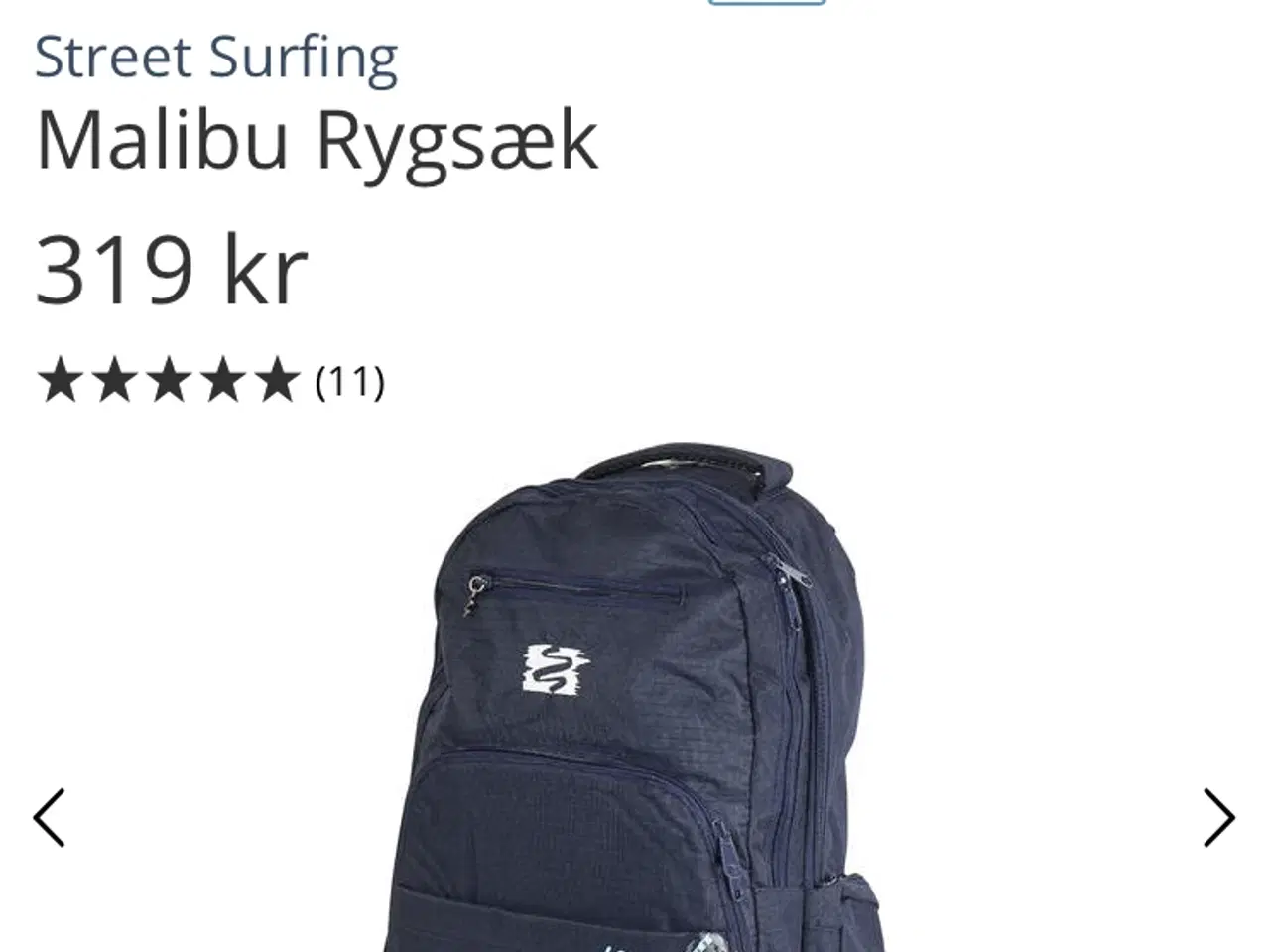Billede 1 - Ny rygsæk fra Street Surfing model Malibu 
