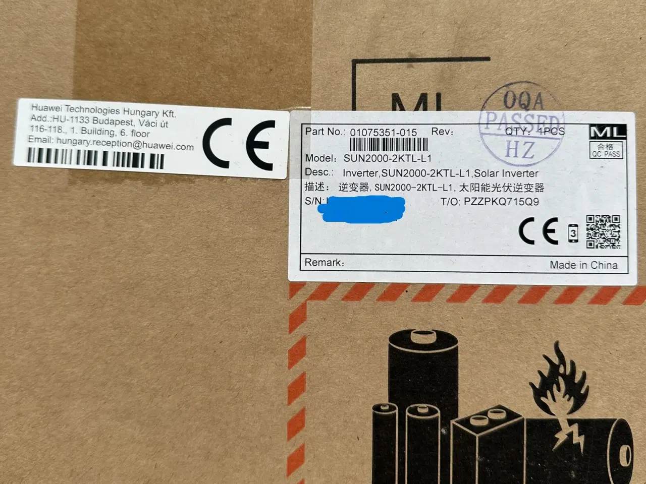 Billede 2 - Inverter Huawei SUN2000-2KTL-L1000W