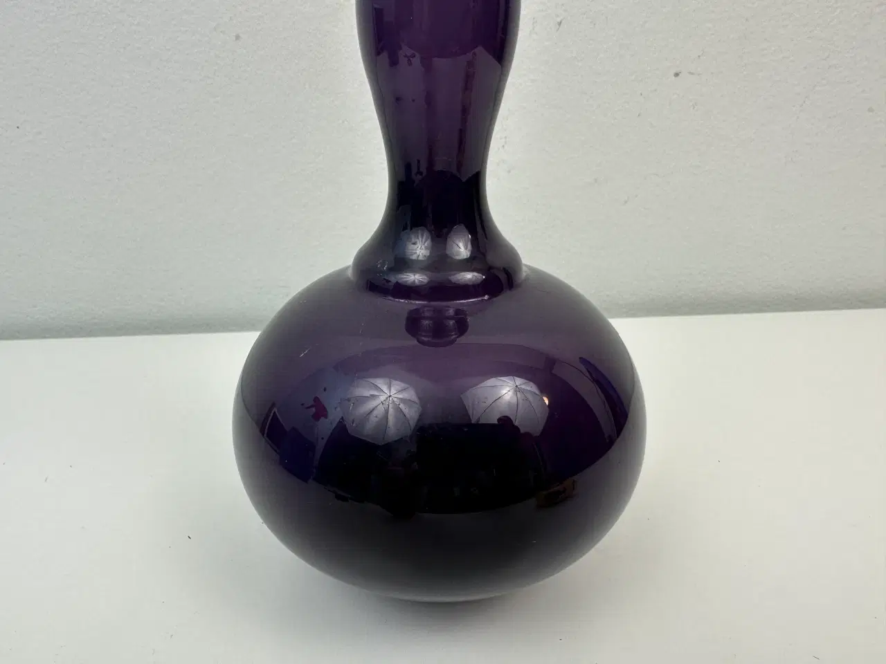Billede 3 - Ældre vase i glas