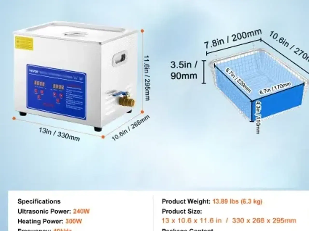 Billede 1 - ULTRALYDSRENSER 9,6 LTR