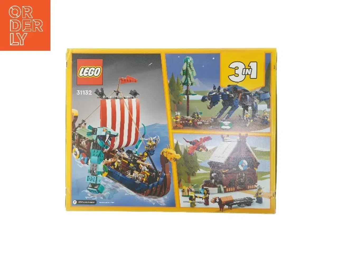 Billede 4 - LEGO Creator 31132, vikingeskib fra Lego (str. 37x7x48 cm)