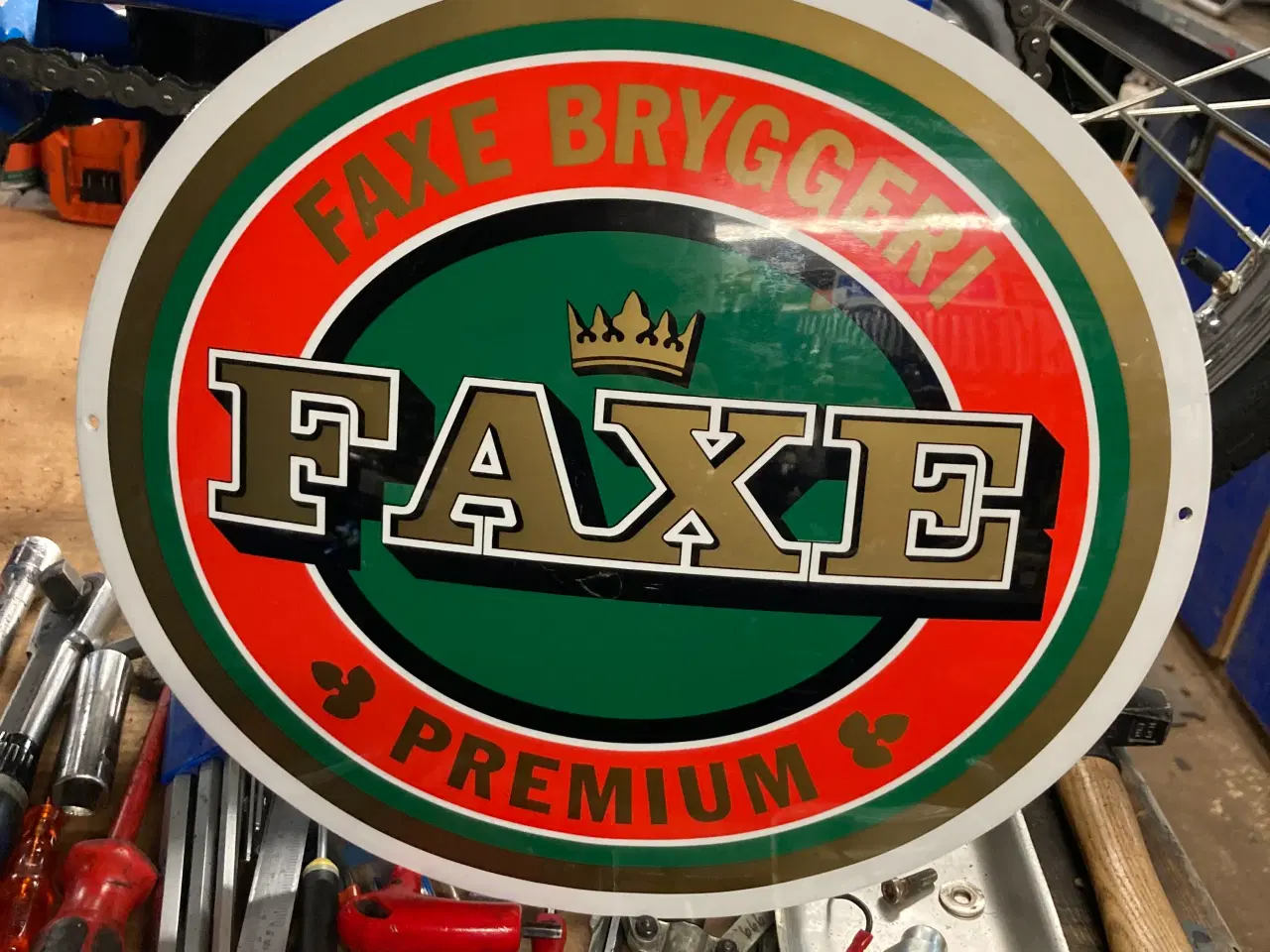 Billede 1 - Emalje Skilt Faxe