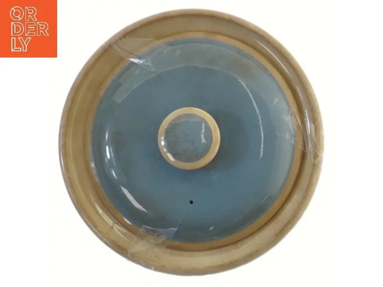 Billede 2 - Blå Aluminia lågkrukke (str. 13x8 cm) fra aluminia sonja