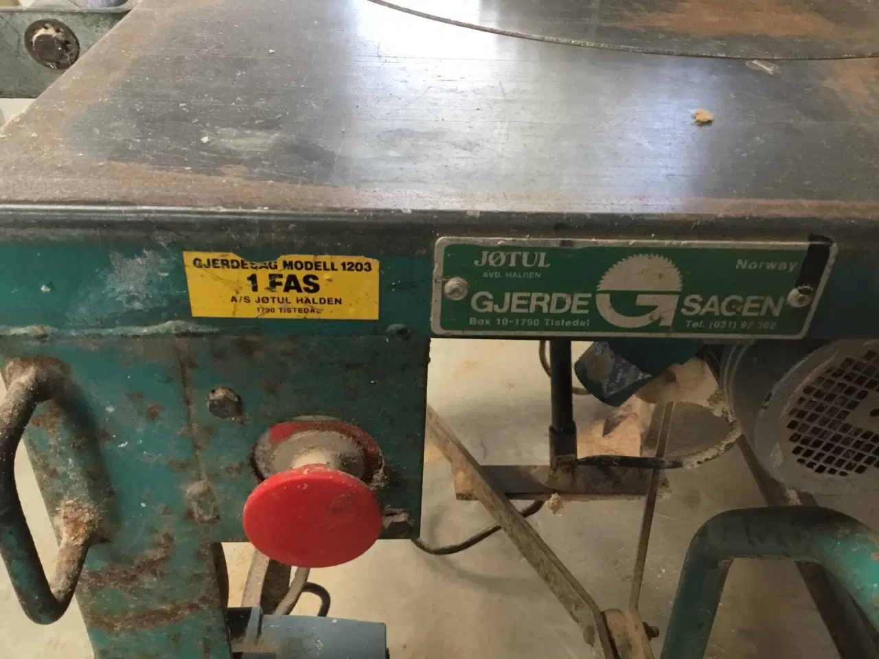 Billede 9 - Bygningsrundsav med lang land.