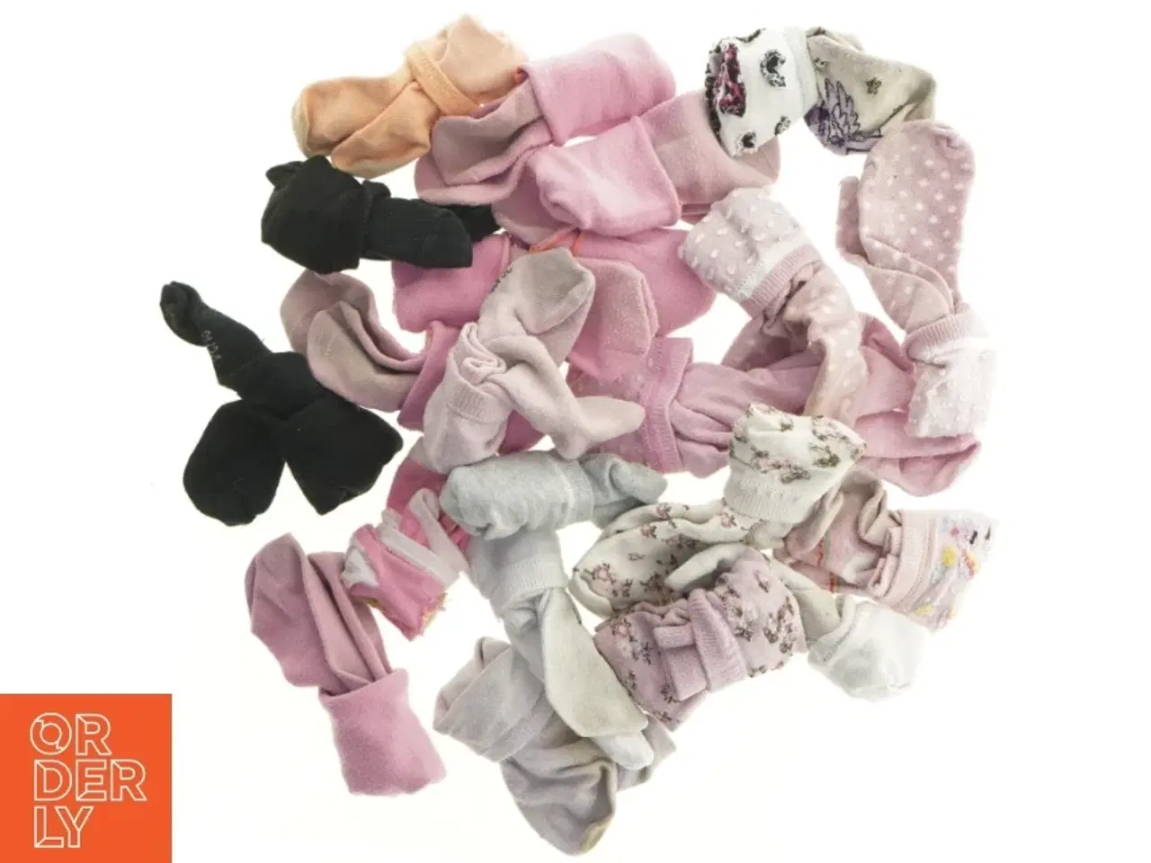 Billede 1 - Blandede brugte babystrømper