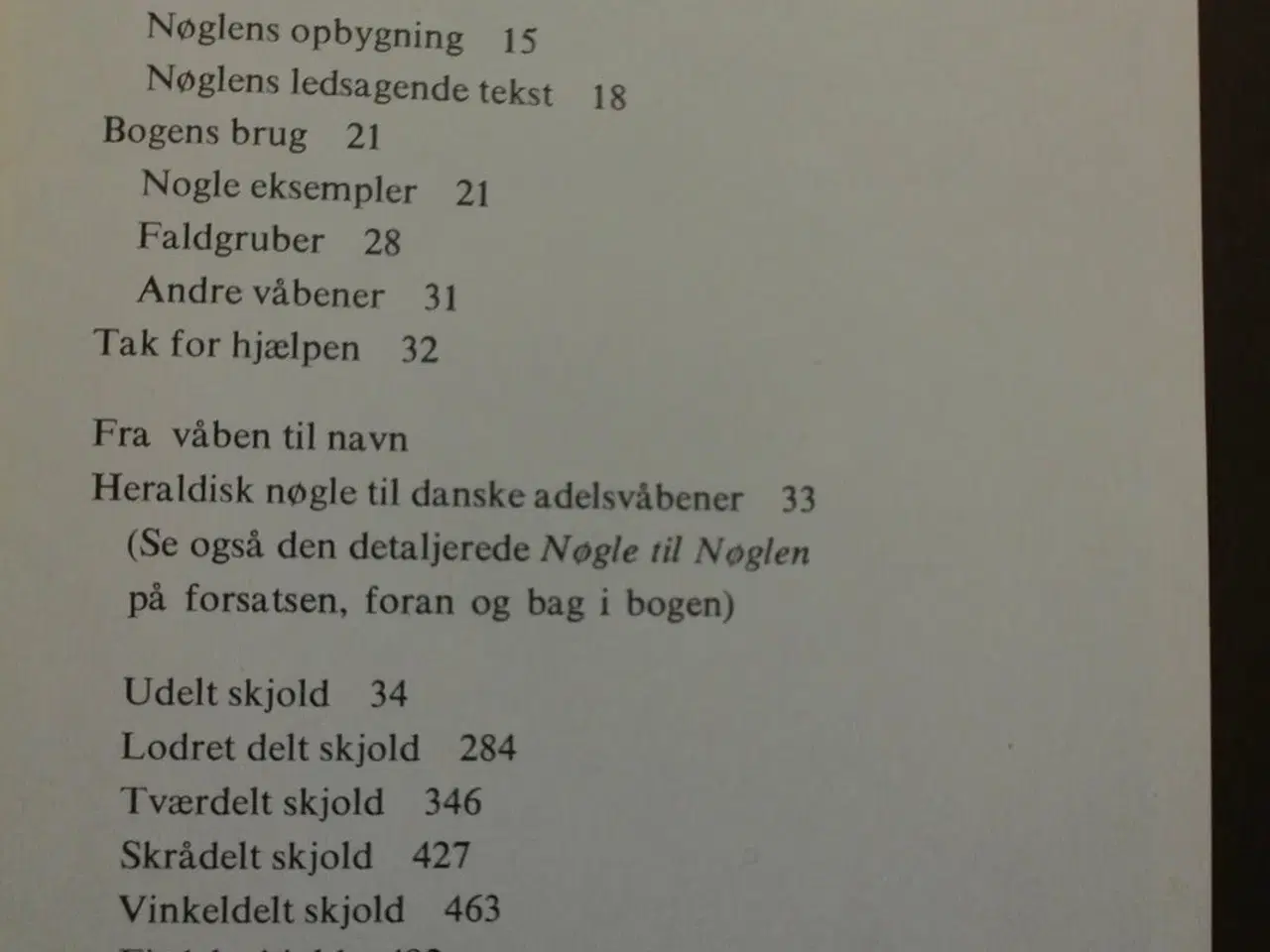 Billede 3 - danske adelsvåbener - en heraldisk nøgle, af sven 