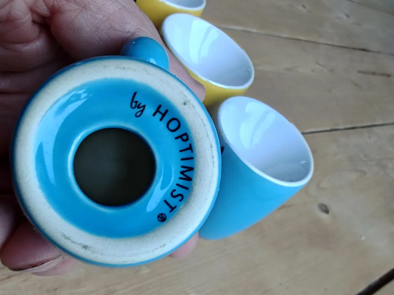 Billede 3 - 4 stk Hoptimist æggebægere 75Kr