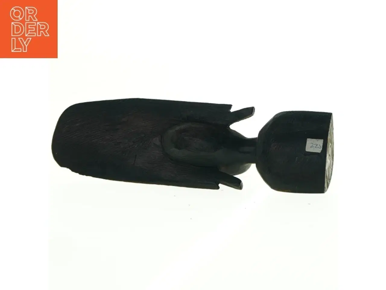 Billede 3 - Træskulptur af figur (str. 25 x 8 cm)
