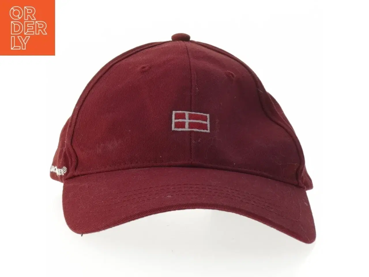 Billede 2 - Officiel OL fra paris merchendise. Rød kasket med dansk flag fra Jack & Jones (str. Ø 20 cm)