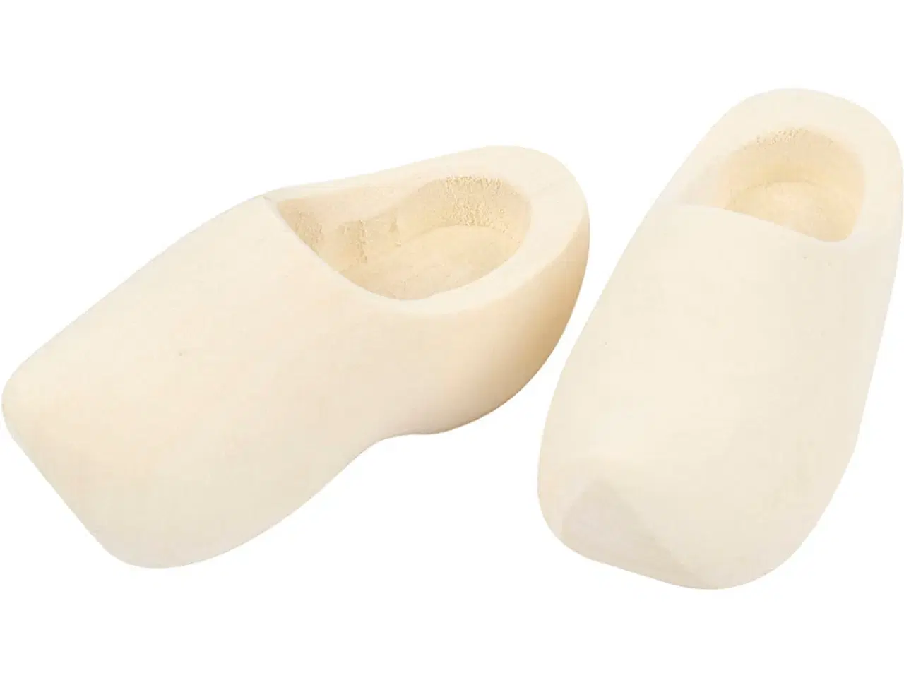 Billede 1 - Hollandske Træsko i Umalet Træ - 70 mm, 1 Par