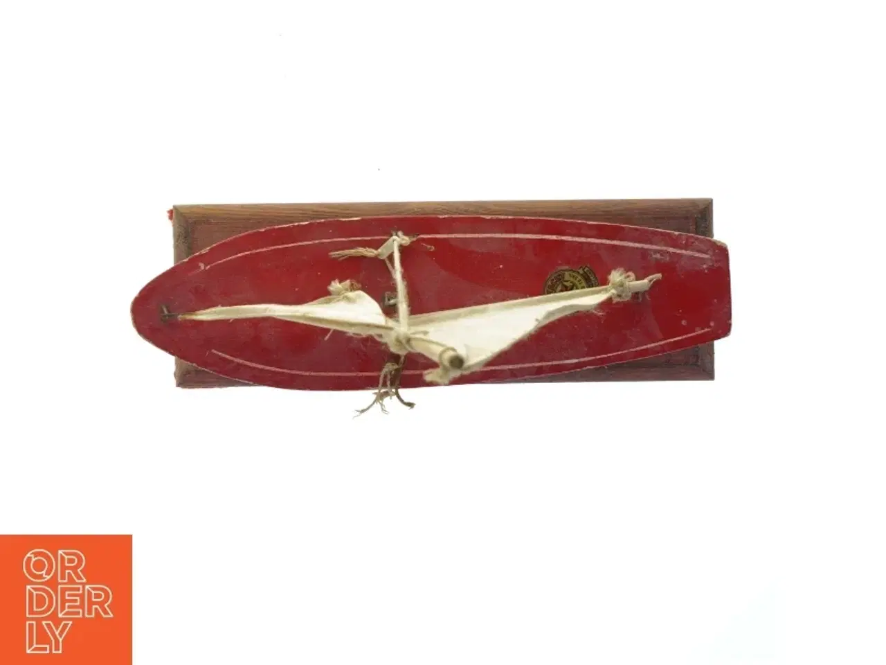 Billede 2 - Modelsejlskib på træfod (str. 30 cm)