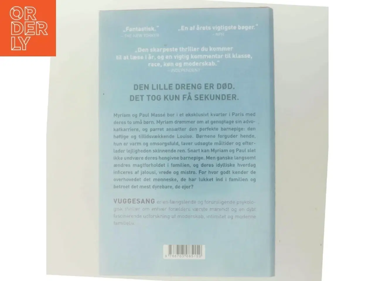 Billede 3 - Vuggesang : roman af Leïla Slimani (f. 1981) (Bog)