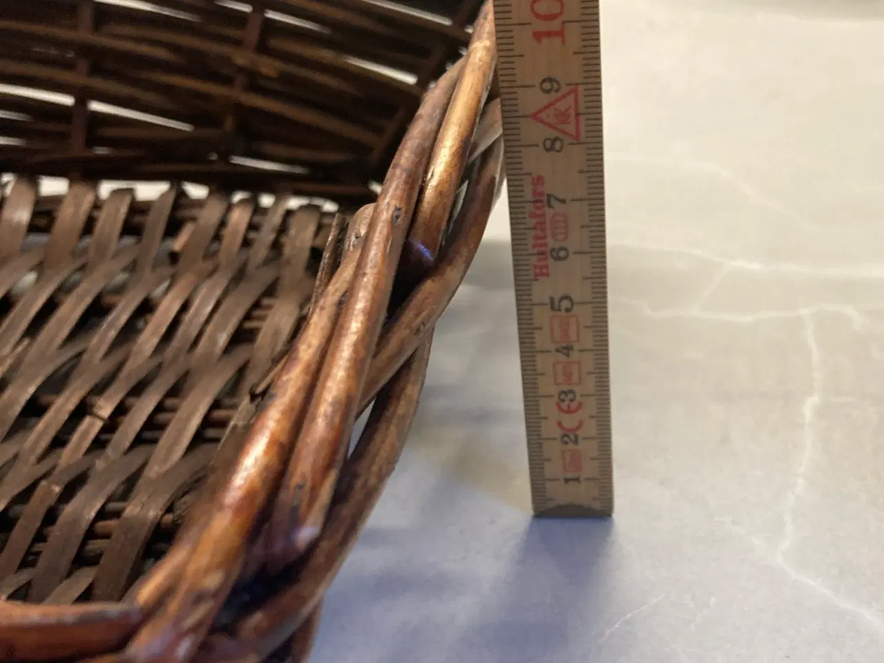 Billede 4 - Mørkebrun fletkurv