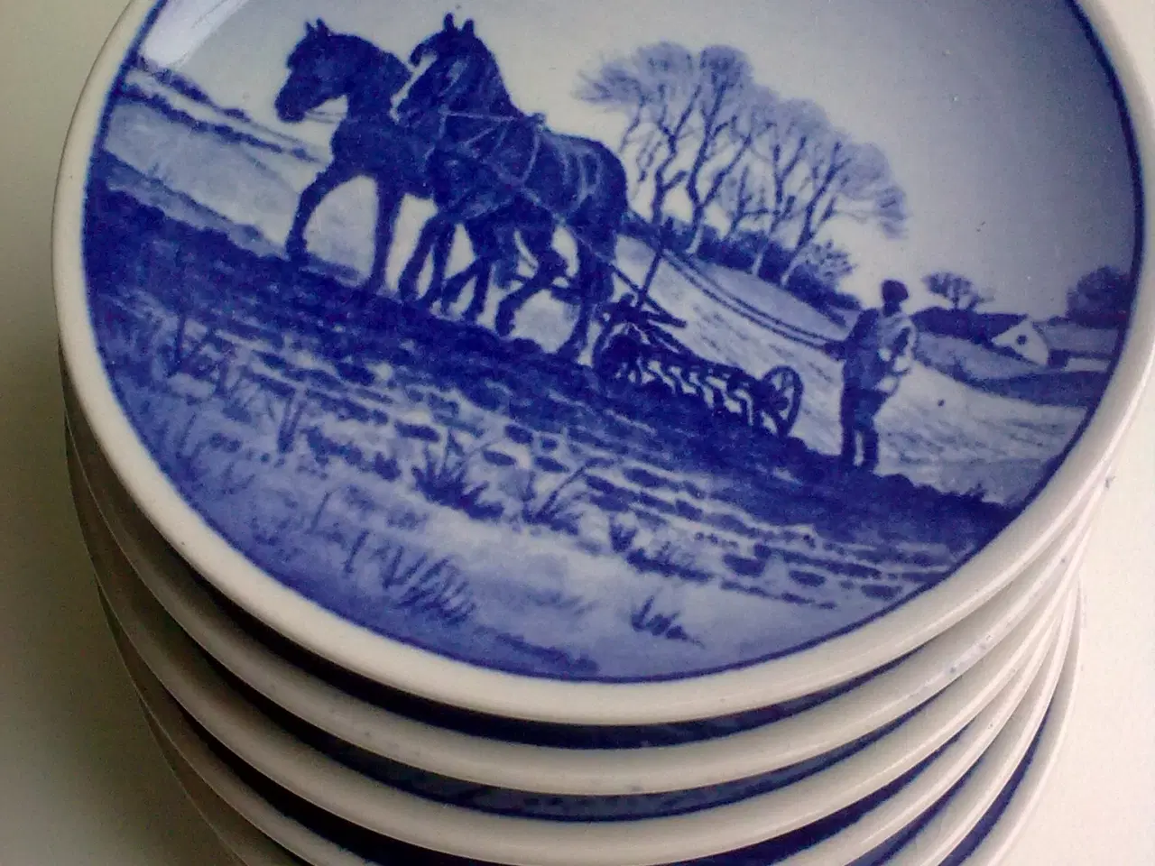 Billede 16 - Aluminia Danmark Tranquebar 6 x dessert sæt