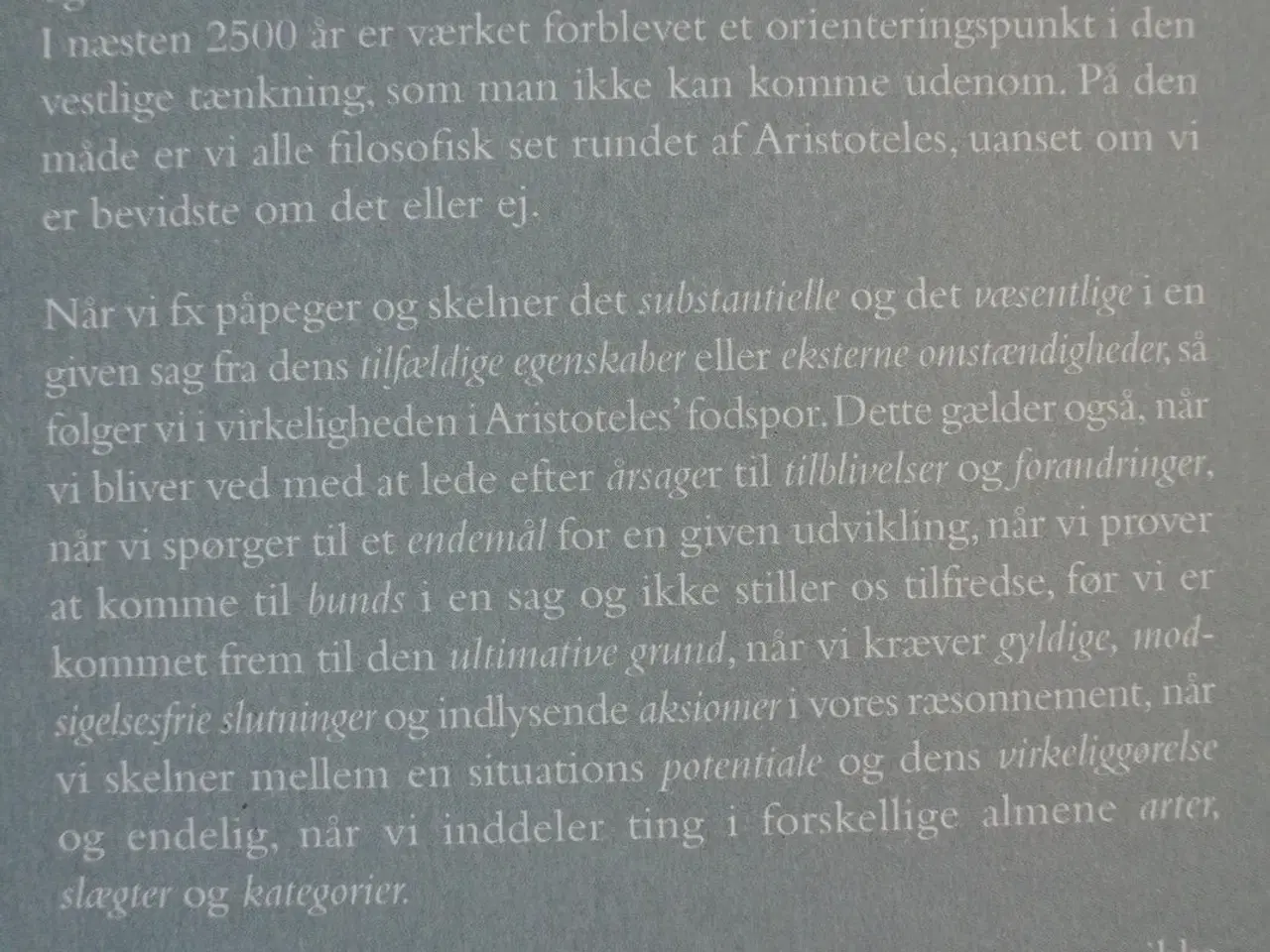 Billede 3 - metafysik, af aristoteles, emne: filosofi
