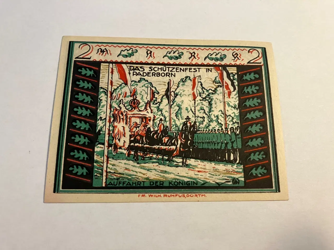 Billede 2 - 2 Mark Paderborn 1921