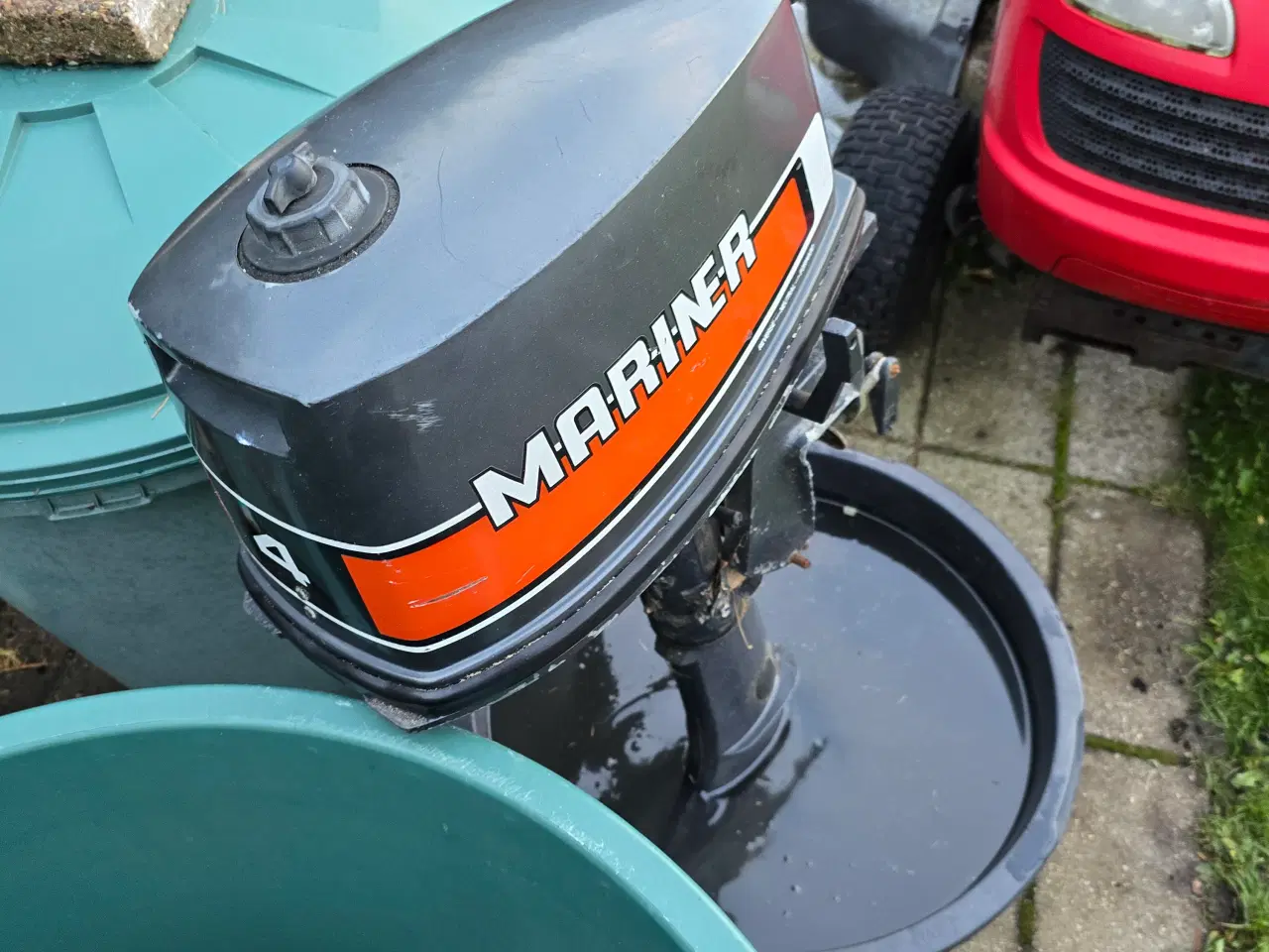 Billede 2 - Påhængsmotor 4 hk, nyserviceret 