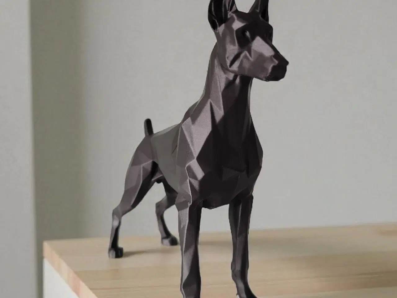 Billede 3 - Geometrisk Dobermann – Moderne kunst