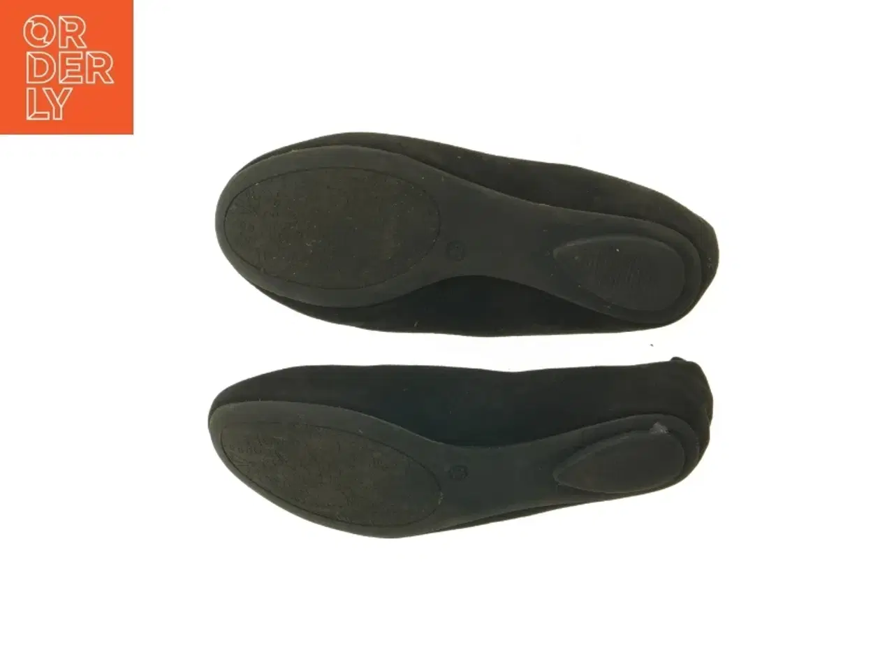 Billede 4 - Sort ballerina med pynt (str. 35 )