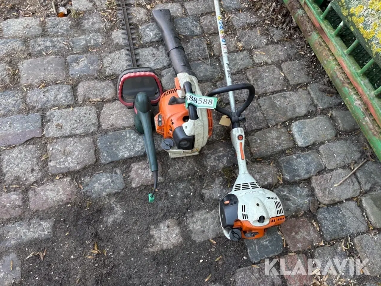 Billede 5 - Løvblæser, hækkeklipper og græstrimmer STIHL,metabo