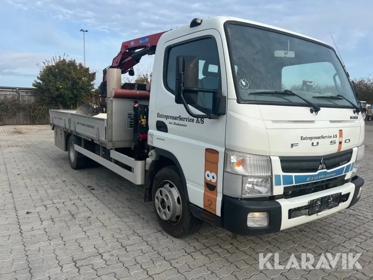 Billede 2 - Lastbil Fuso Canter 7C15 Eco Hybrid med kran