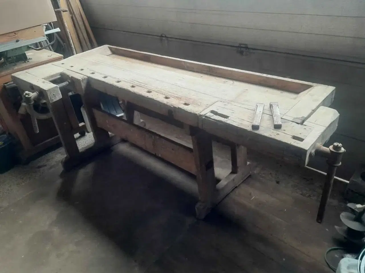 Billede 3 - Høvlbænk / arbejdsbord 