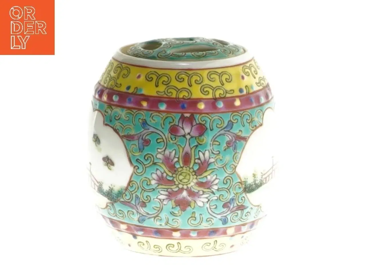 Billede 2 - Dekorativt porcelæns æg (str. 7,5 cm)