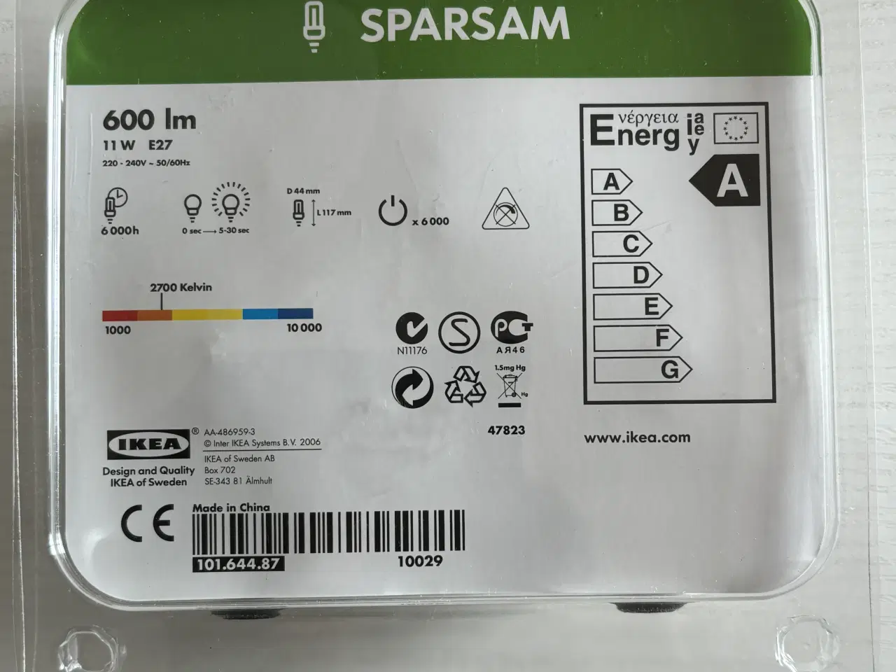 Billede 2 - Energi sparepærer, SPARSAM
