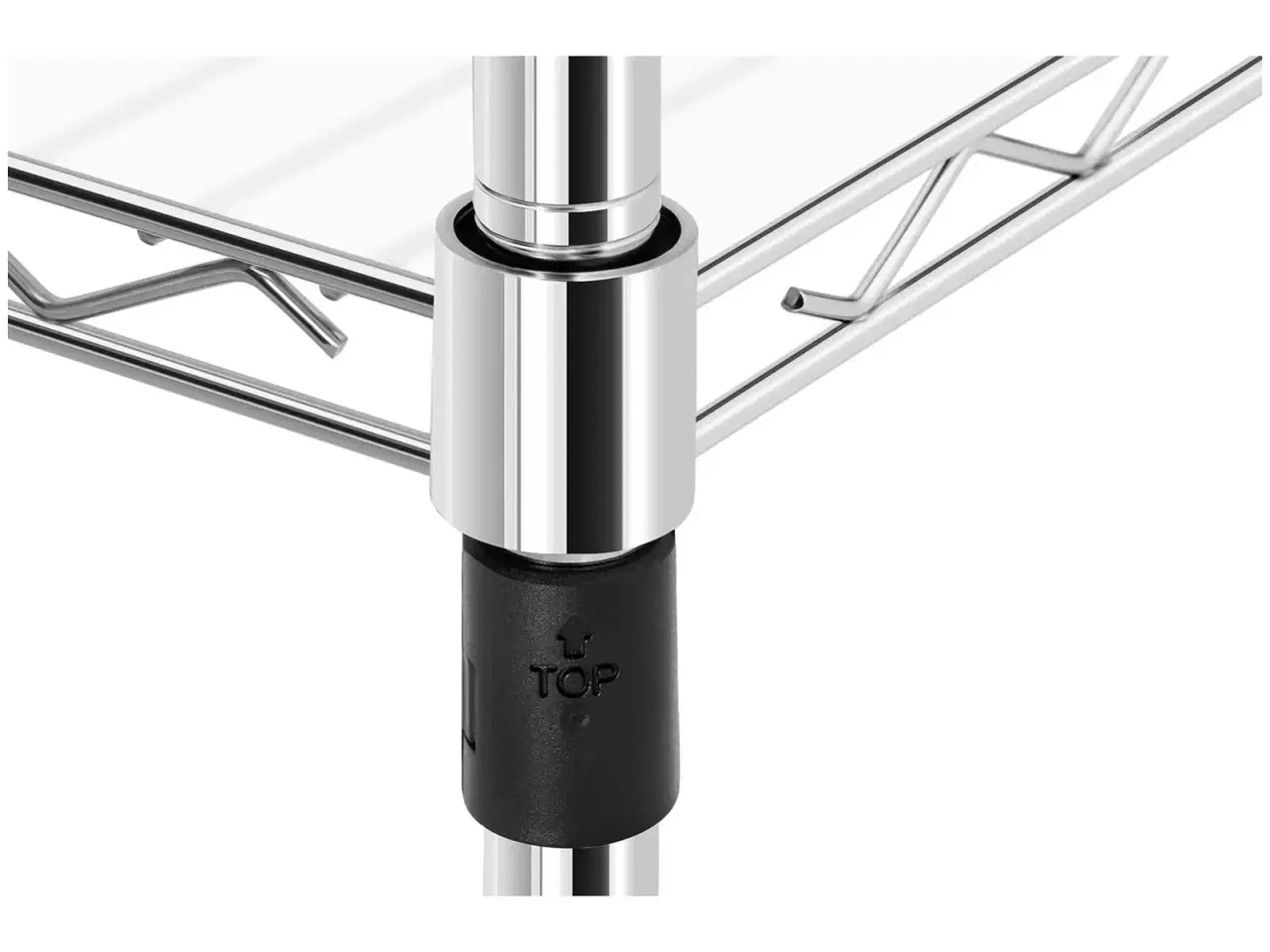 Billede 3 - Heavy-Duty Metalreol (90x45cm) – 250kg pr. Hylde