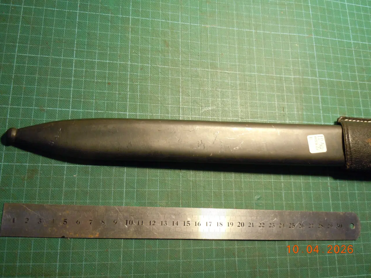 Billede 11 - SG 98 Bajonet Butchers Knife I stålskede med læder