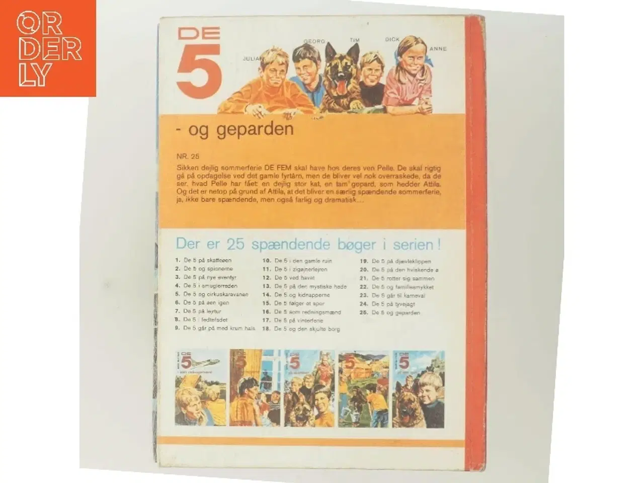 Billede 3 - De 5 og geparden af Ukendt (Bog)