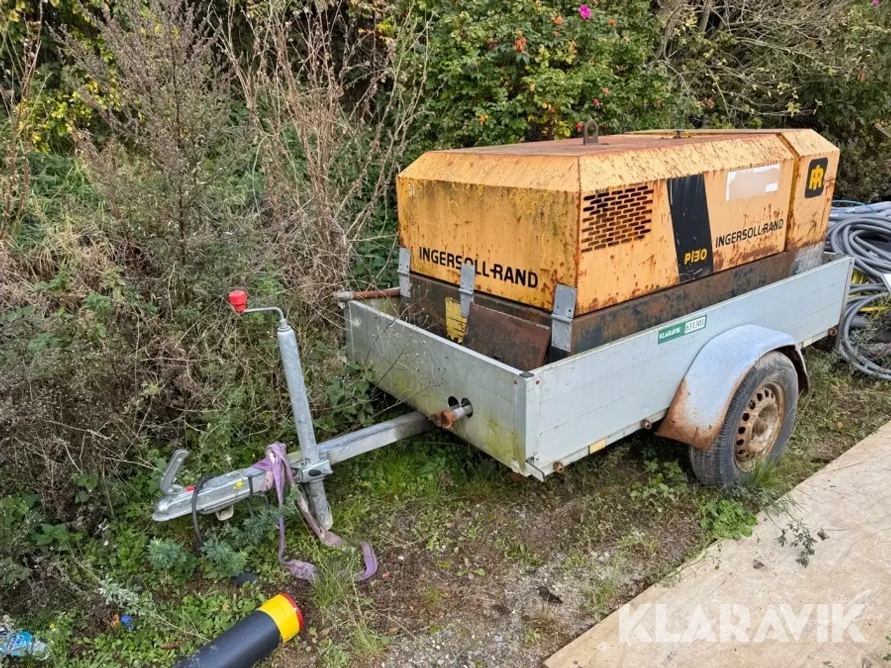 Billede 1 - Mobil kompressor Ingersoll Rand P130 på trailer