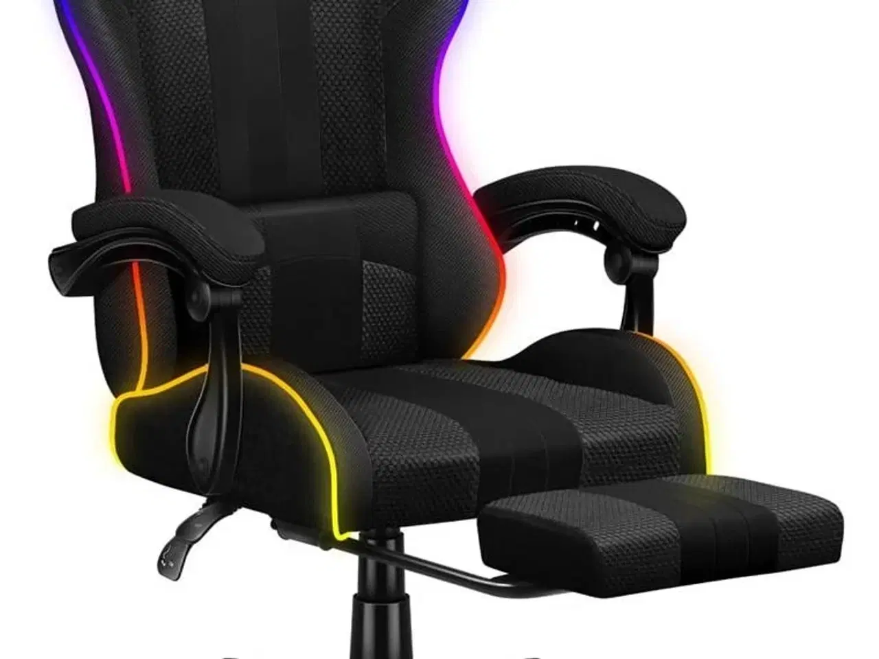 Billede 6 - Gamerstol Huzaro Force 4.7 RGB Mesh – ergonomisk med fodstøtte