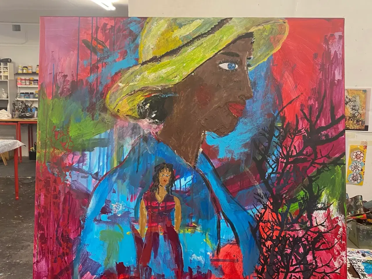 Billede 4 - Malerier akryl 