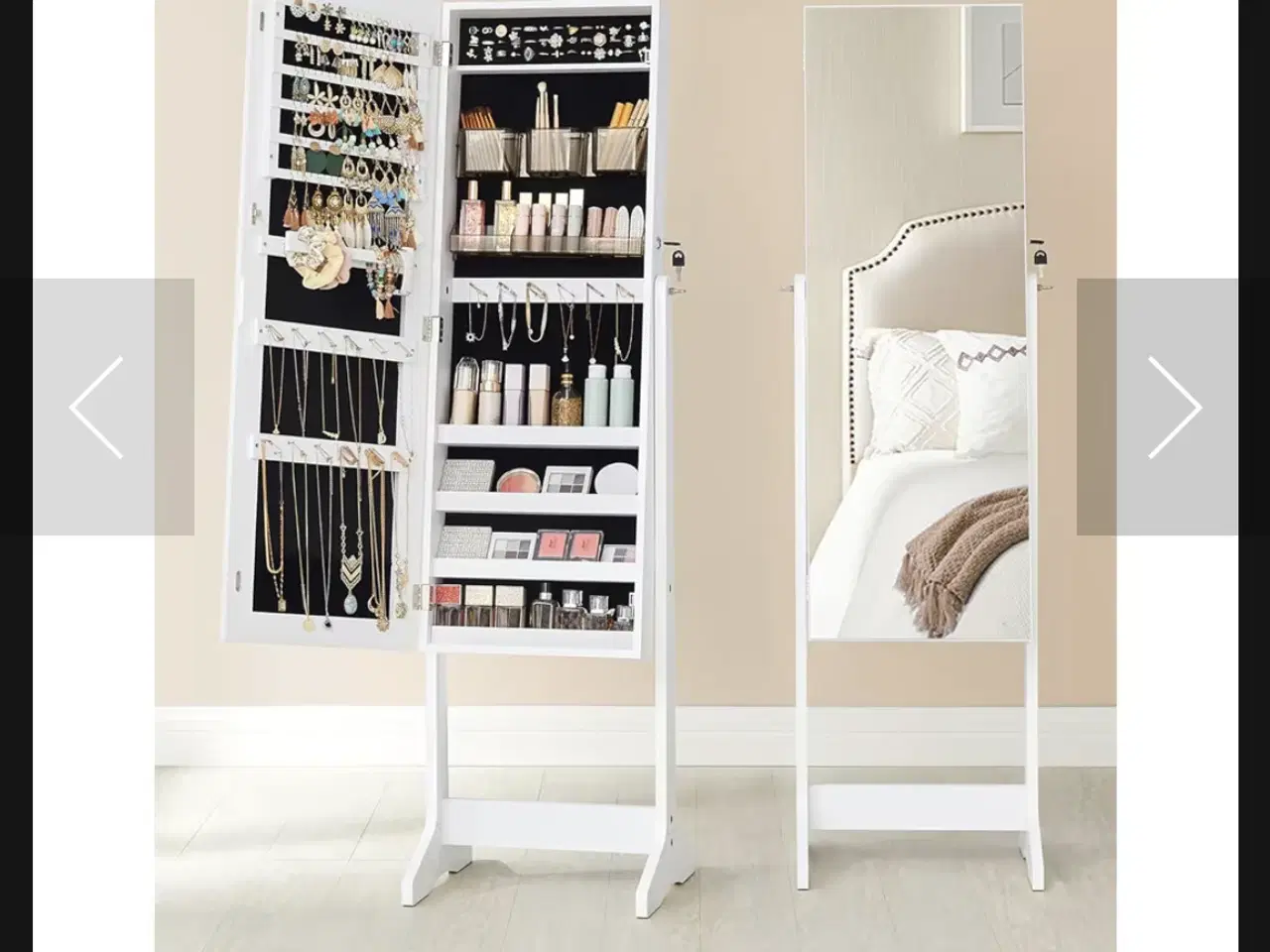 Billede 1 - Spejl med smykkeskab