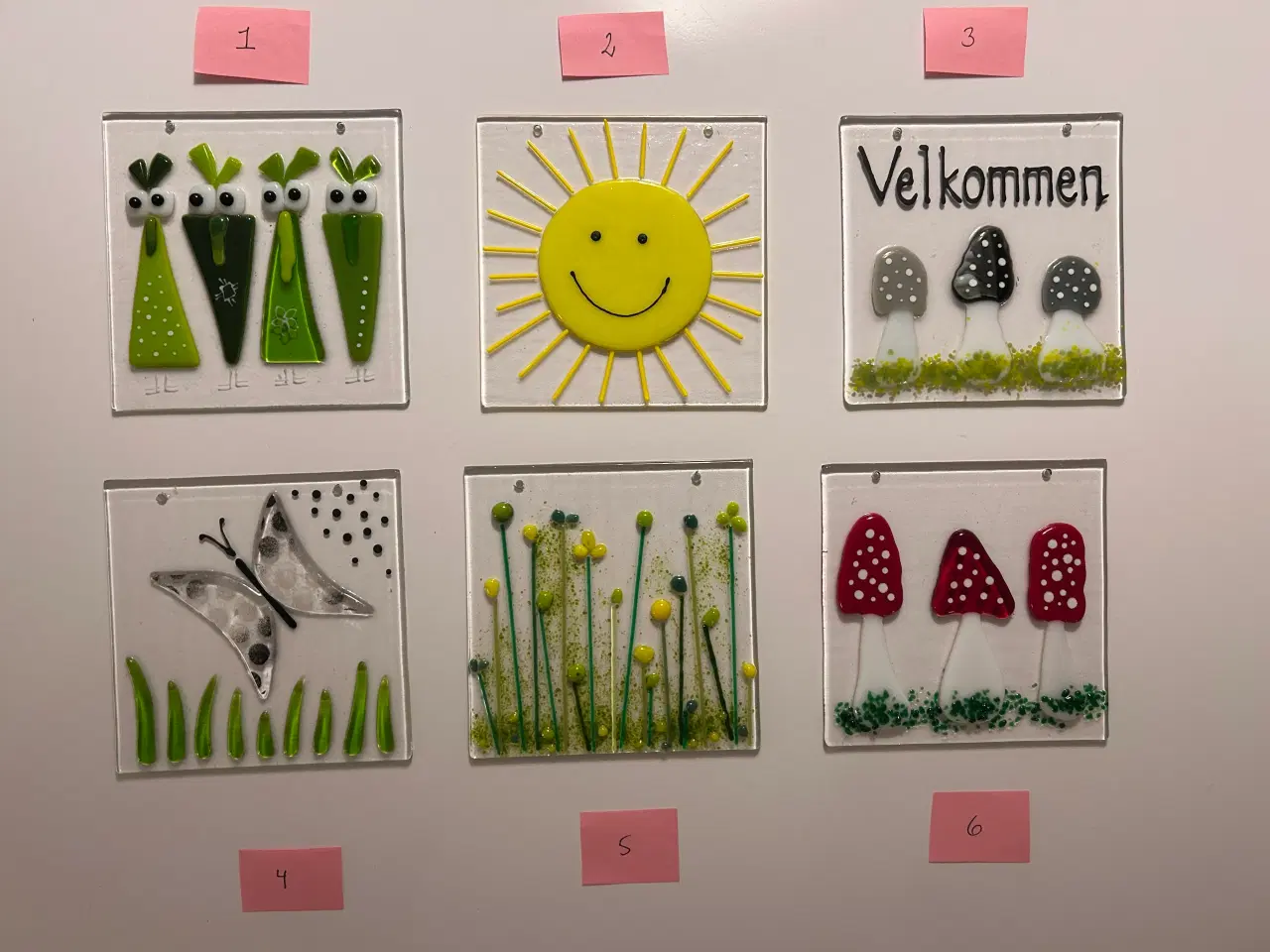 Billede 1 - Glasplader / glaskunst til rionet