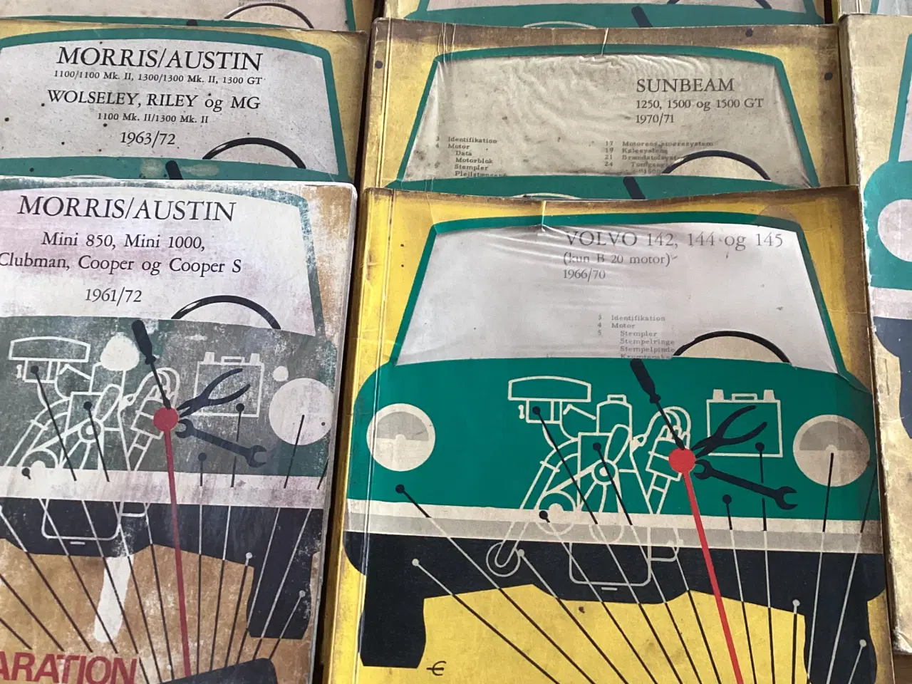 Billede 3 - Værksteds håndbøger med fejlfinding og billede.