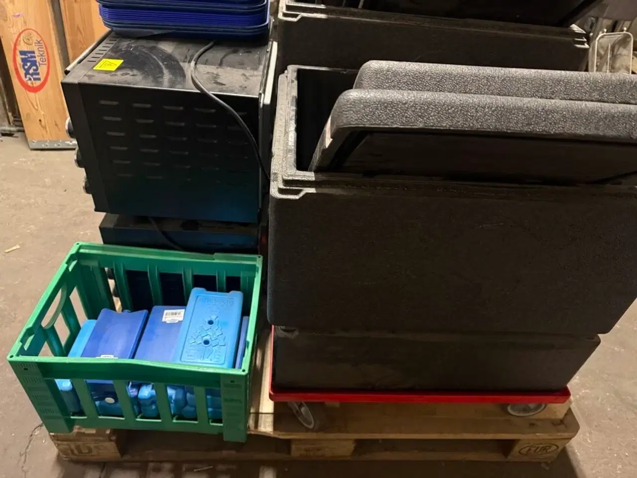 Billede 5 - 4 kanga thermokasser. 2 vogne til thermokasser. 2 små ovne. (MOMSFRI)