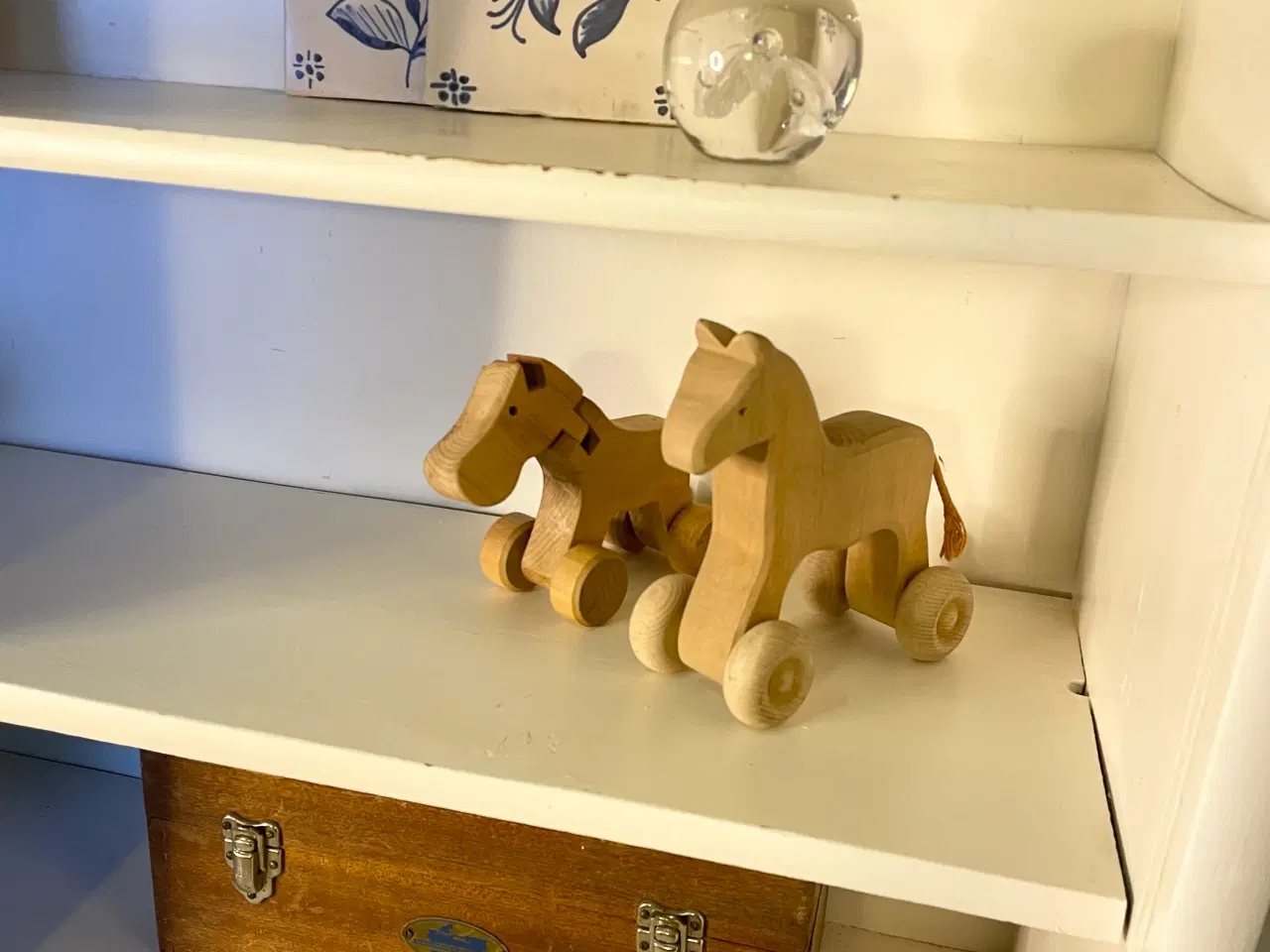 Billede 3 - Københavnerskab med blå glas