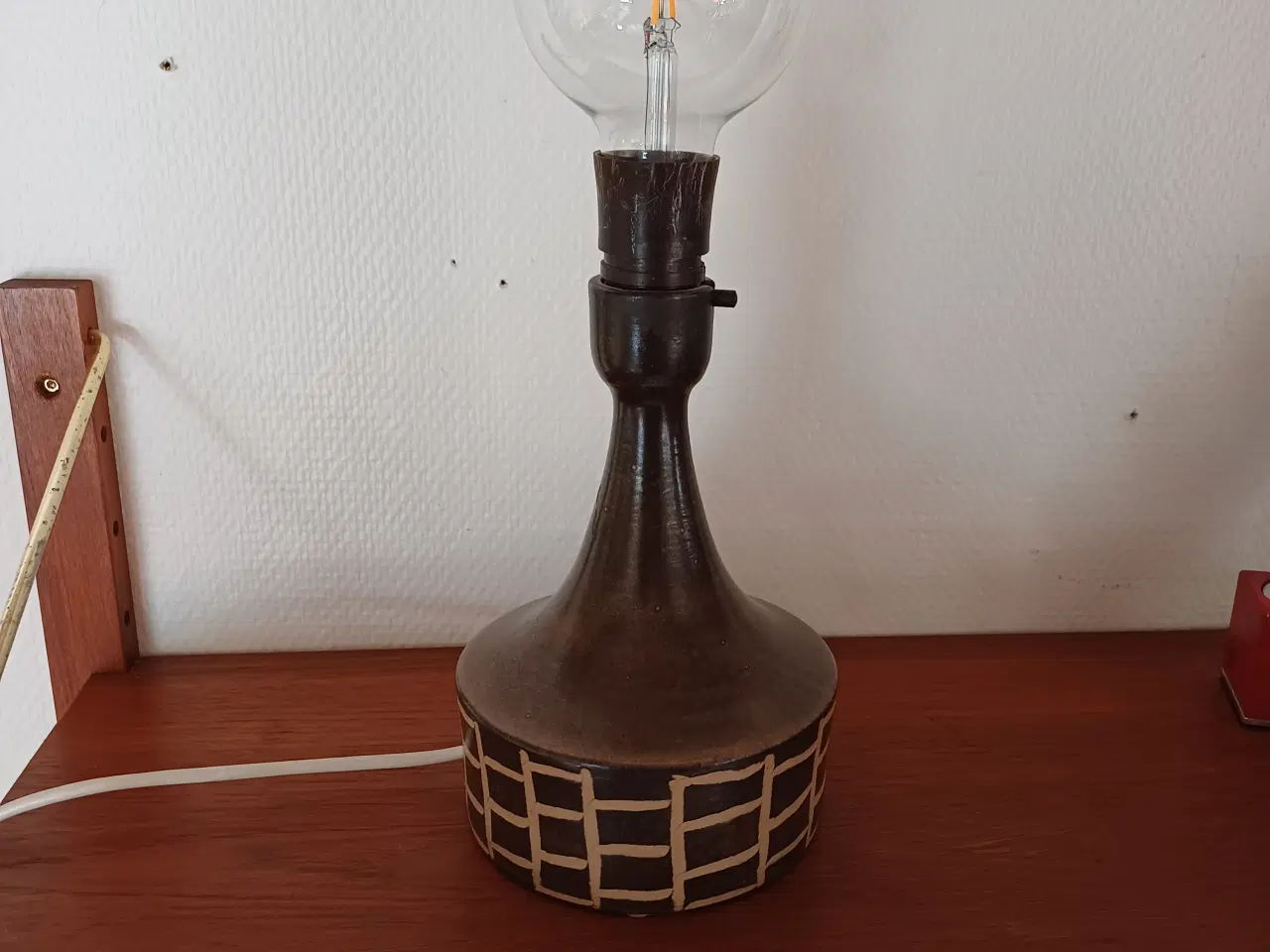 Billede 1 - Holm stentøj bordlampe 