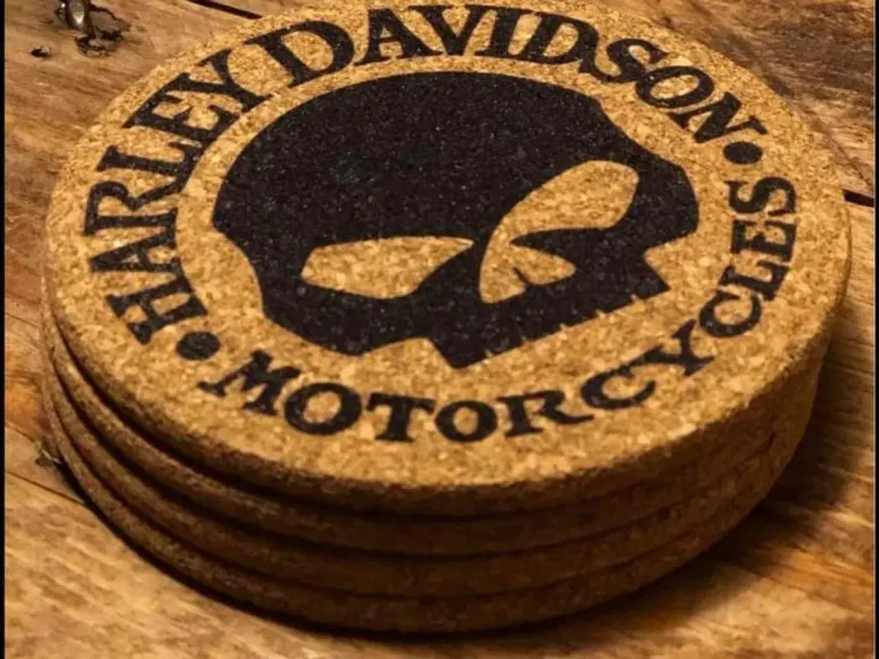 Billede 3 - Coasters med Harley-Davidson