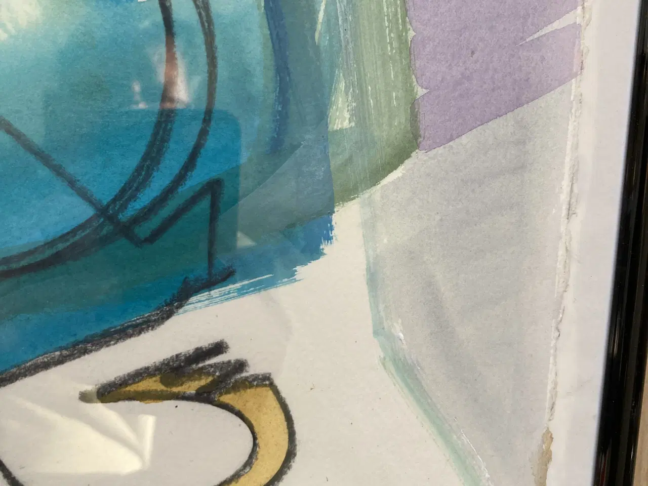 Billede 3 - Anders Nyborg ( 1933-2020) Listed, Bornholm, gouac