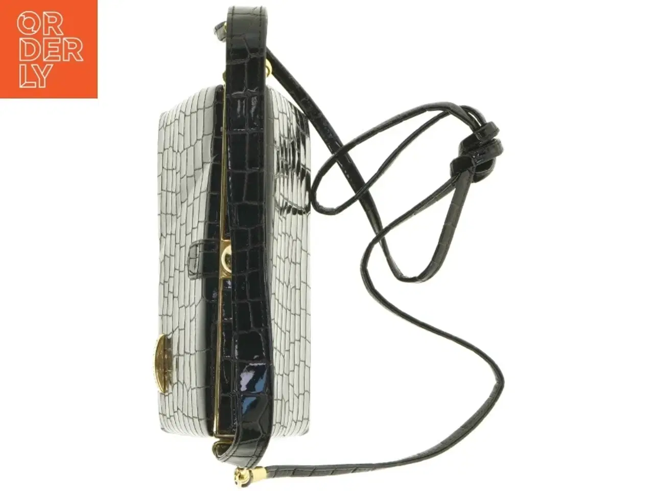 Billede 4 - Sort skindtaske fra Bulaggi (str. 20x16 cm)