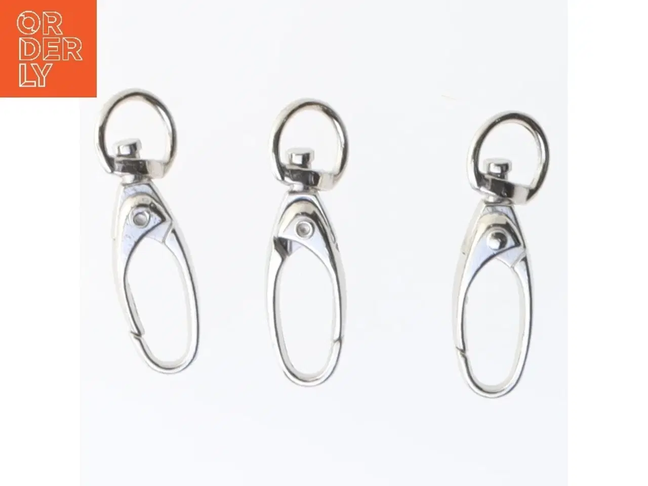 Billede 1 - Metal karabinhager (str. 3,5 cm)