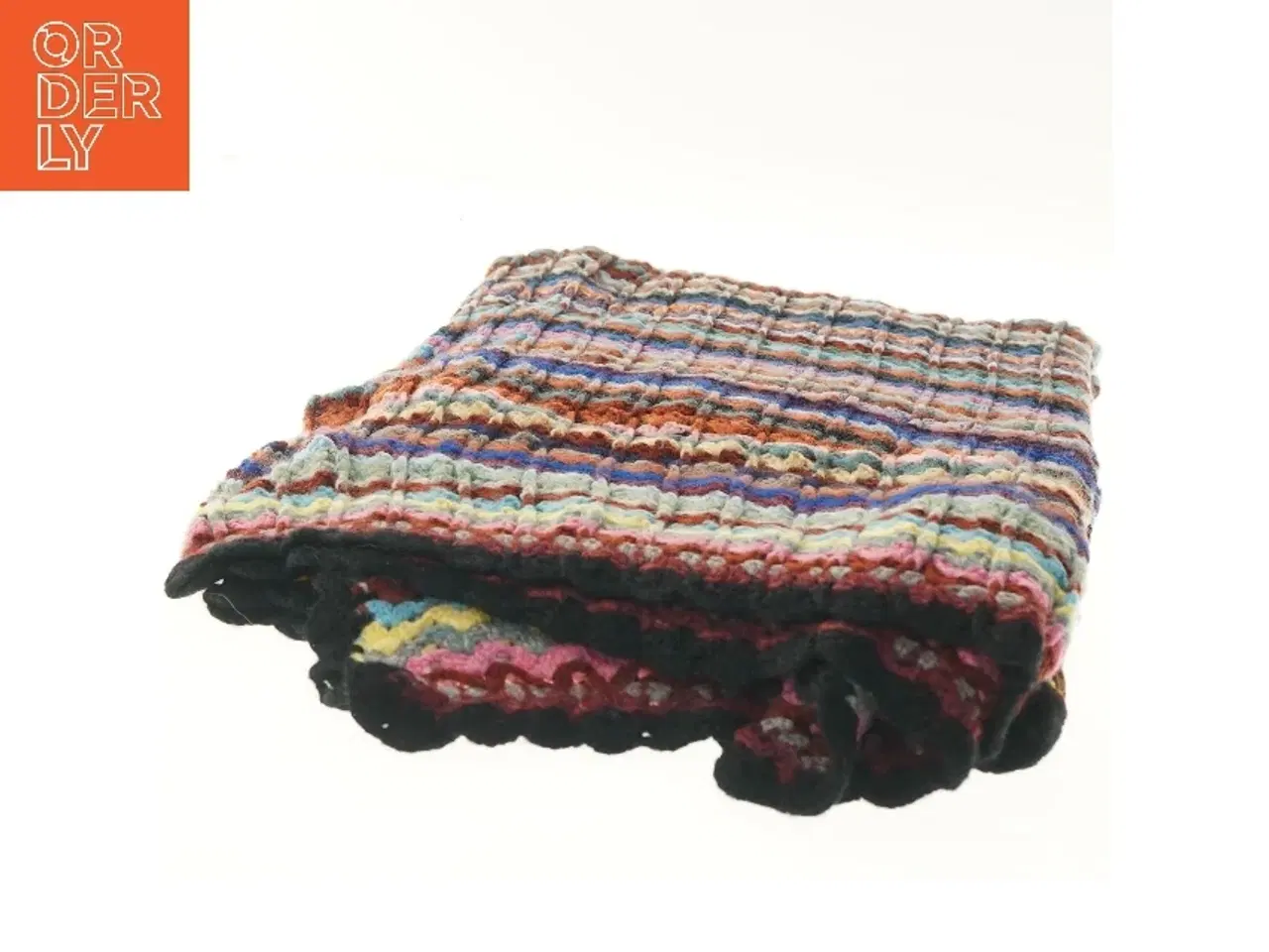 Billede 2 - Farverigt tæppe (str. 116x120 cm)