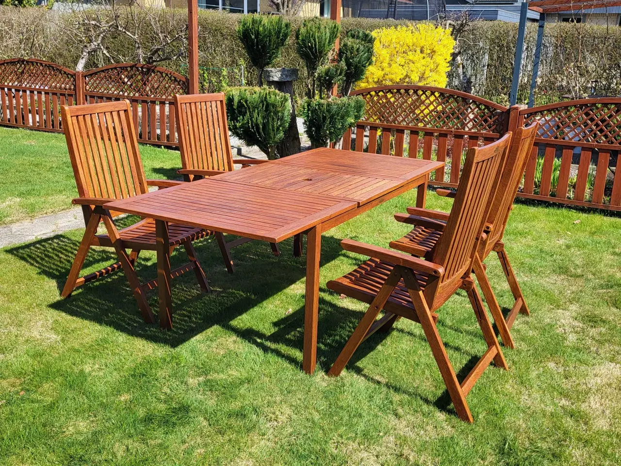 Billede 3 - Havemøbelsæt ægte teak 
